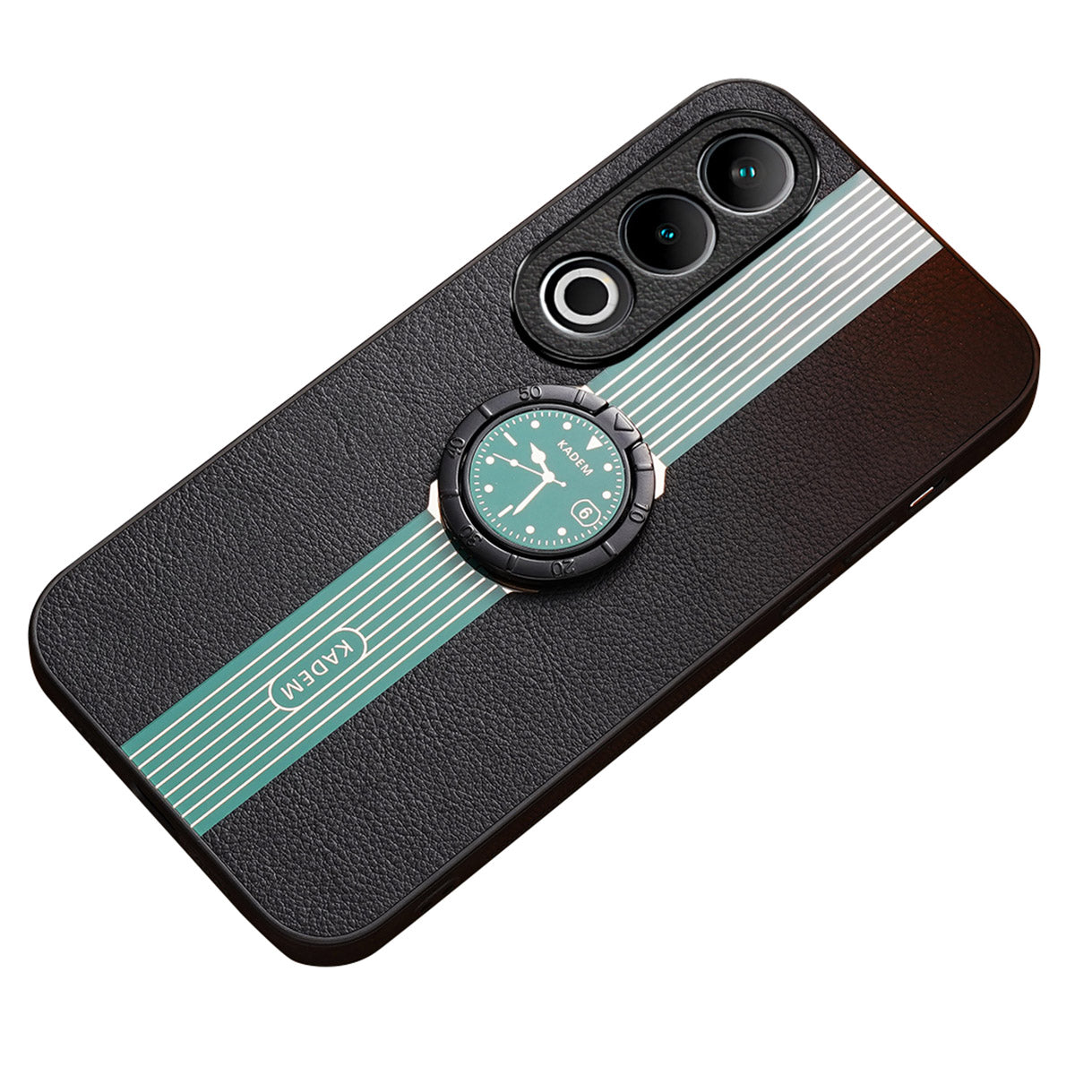 KADEM For OnePlus Ace 3V 5G Case Leather+Acrylic+TPU Phone Cover Support Magnetic Car Holder KADEM For OnePlus Ace 3V 5G Case Leather+Acrylic+TPU Phone Cover Support Magnetic Car Holder